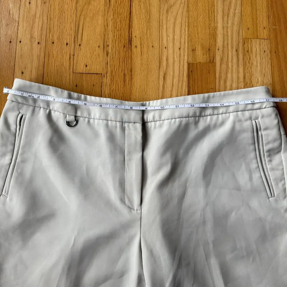 Adrianna Papell Ivory Cream Straight Leg Trousers Pants Size 14 Office Career - Picture 4 of 10